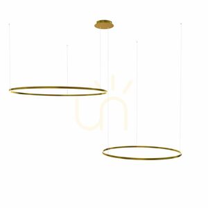 Függőlámpa s.luce Ring LED 2-lámpás fekete, állítható, excentrikus small 8