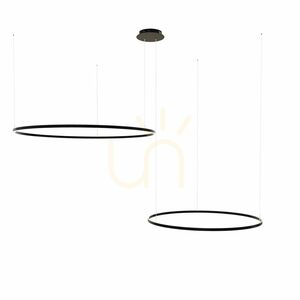 Függőlámpa s.luce LED Ring 2 fényes, ezüst, 80 cm, modern, állítható magasságú 6 Függőlámpa s.luce LED Ring 2 fényes, ezüst, 80 cm, modern, állítható magasságú small 6