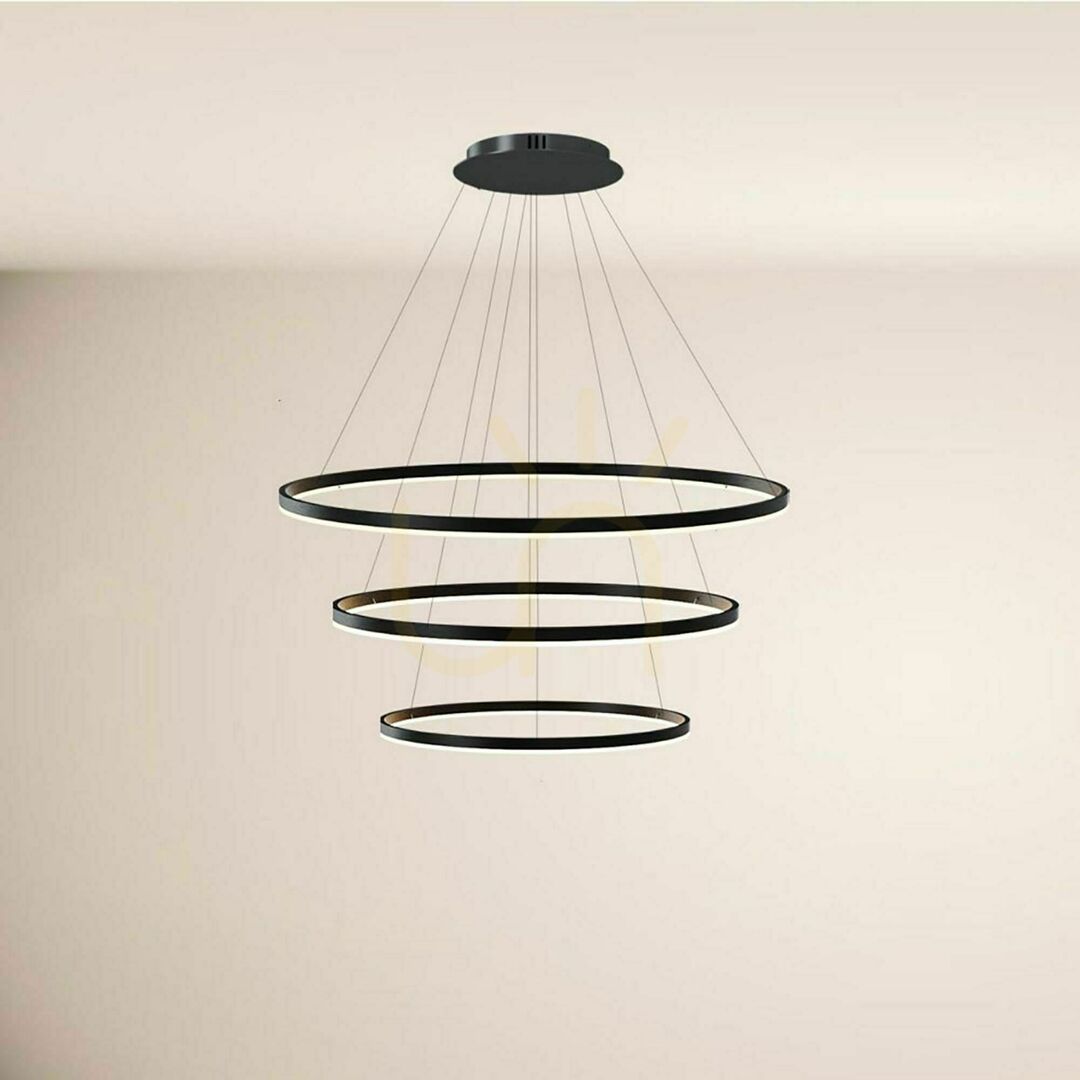 Kilátás LED gyűrűs függőlámpa s.luce Ring 3 lámpás, fehér, dimmelhető, 150 cm LED gyűrűs függőlámpa s.luce Ring 3 lámpás, fehér, dimmelhető, 150 cm