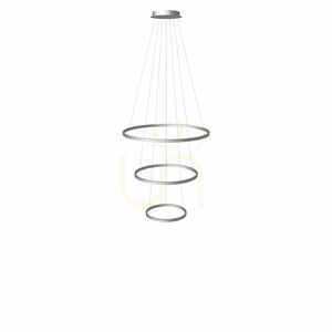 Csillár s.luce Ring LED függőlámpa 3 lámpás ezüst, állítható magasságú 10 Csillár s.luce Ring LED függőlámpa 3 lámpás ezüst, állítható magasságú small 10