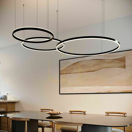 Jelölje be Csillár s.luce Ring LED gyűrűs 3 lámpás aranysárga modern 150 cm