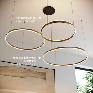 Csillár s.luce Ring LED gyűrűs 3 lámpás fekete, dimmelhető, meleg fehér 3 Csillár s.luce Ring LED gyűrűs 3 lámpás fekete, dimmelhető, meleg fehér small 3