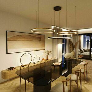 Csillár s.luce Ring LED gyűrűs 3 lámpás fekete, dimmelhető, meleg fehér 8 Csillár s.luce Ring LED gyűrűs 3 lámpás fekete, dimmelhető, meleg fehér small 8