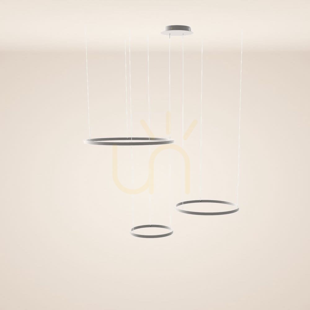 Jelölje be Csillár s.luce Ring LED 3-ágú ezüst minimalista 80/60/40 cm Csillár s.luce Ring LED 3-ágú ezüst minimalista 80/60/40 cm