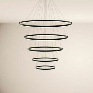 Csillár s.luce Ring LED 5 lámpás fehér, dimmelhető, állítható magasságú 1 Csillár s.luce Ring LED 5 lámpás fehér, dimmelhető, állítható magasságú small 1