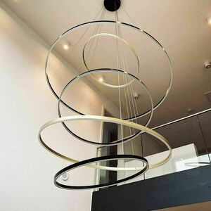 Csillár s.luce Ring LED gyűrűs függesztett lámpa, fekete, 5 lámpás 10 Csillár s.luce Ring LED gyűrűs függesztett lámpa, fekete, 5 lámpás small 10