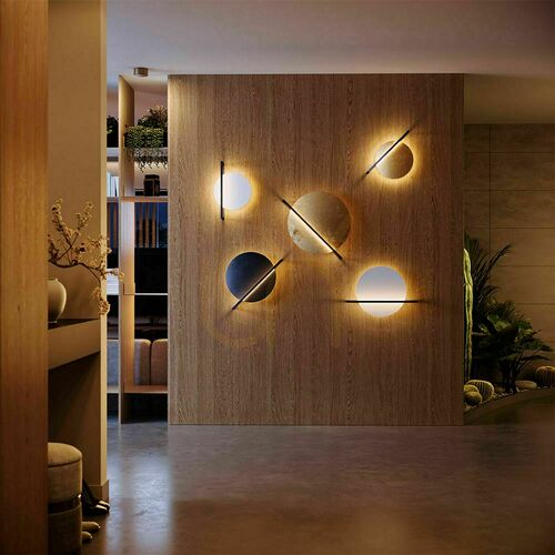 Jelölje be Plafon lámpa s.luce Artus LED aranysárga 40 cm dimmelhető modern kerek fém
