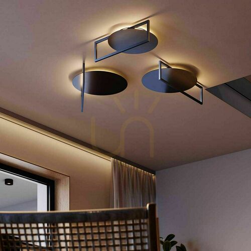 Jelölje be Plafon lámpa s.luce Artus LED aranysárga 50 cm fém kerek dimmelhető 3000K 36W