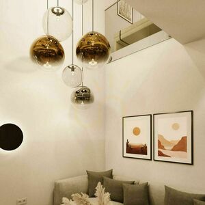 Csillár s.luce Orb 5 karos moduláris galéria világító aranyüveg E27 11 Csillár s.luce Orb 5 karos moduláris galéria világító aranyüveg E27 small 11