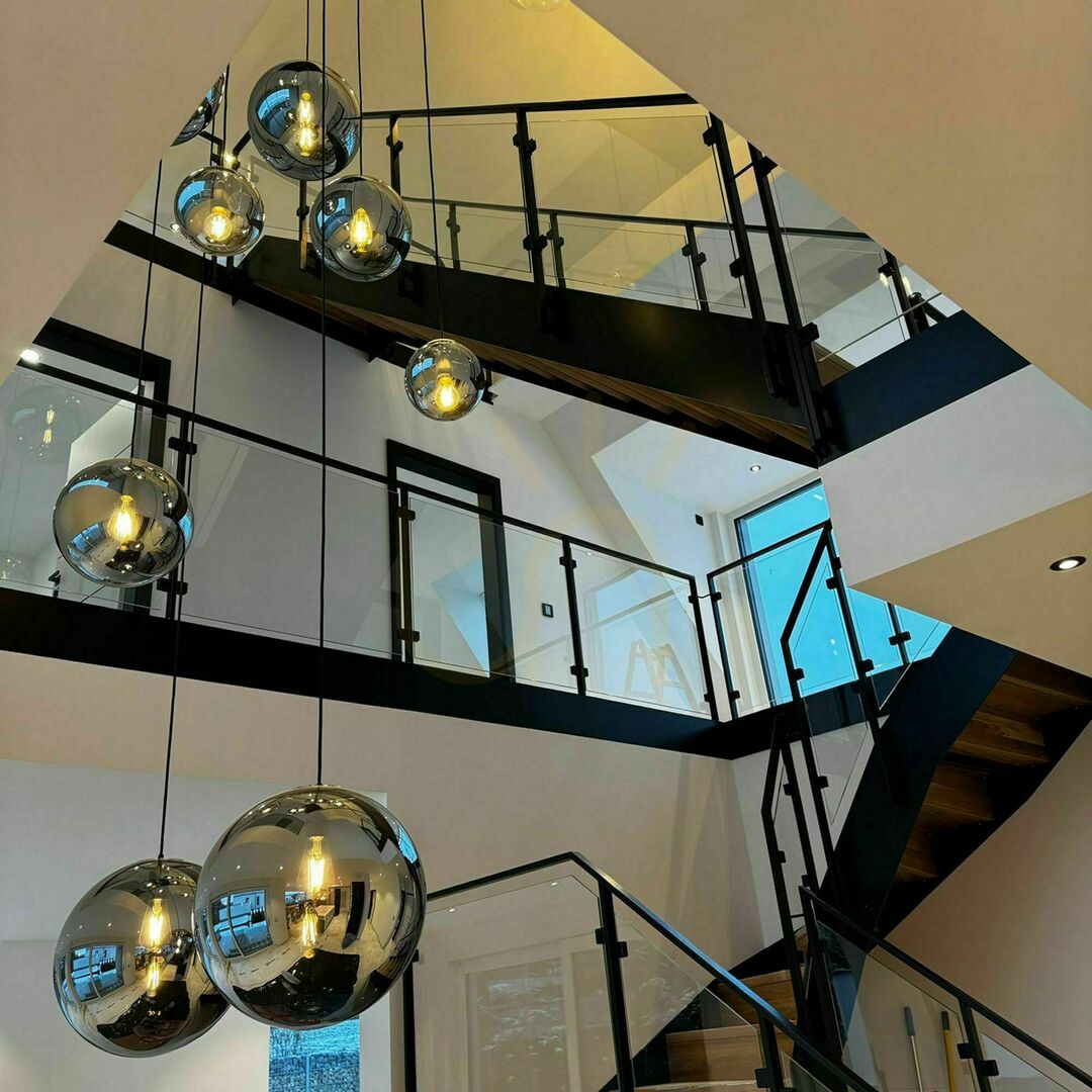 Kilátás Csillár s.luce Orb 5 karos moduláris galériavilágító család 5 karos Csillár s.luce Orb 5 karos moduláris galériavilágító család 5 karos