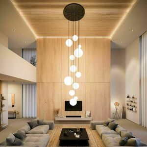 Csillár s.luce Orb 12-ágú fehér üveg-fém modern galériavilágítás small 6