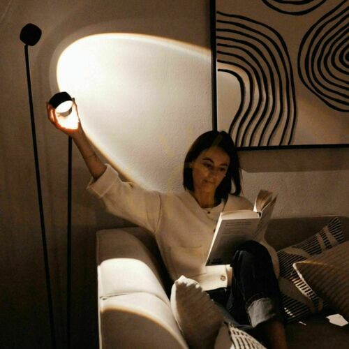 Jelölje be s.luce Beam LED állólámpa fekete, érintéses dimmerrel, 145 cm
