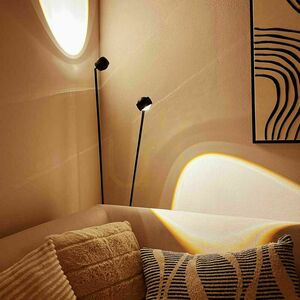 s.luce Beam LED állólámpa fekete, érintéses dimmerrel, 145 cm small 6