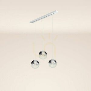 Csillár s.luce Orb 3-lámpás füstös üveg Ø30 cm, modern függeszték small 14
