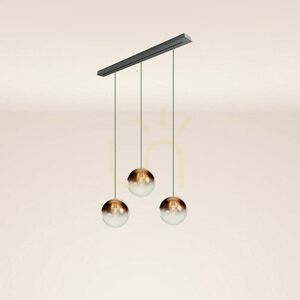 Csillár s.luce Orb 3 fényű füstös üveg Ø30 cm függesztett lámpa small 9