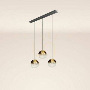 Csillár s.luce Orb 3-lámpás füstös üveg függeszték Ø30 cm small 10