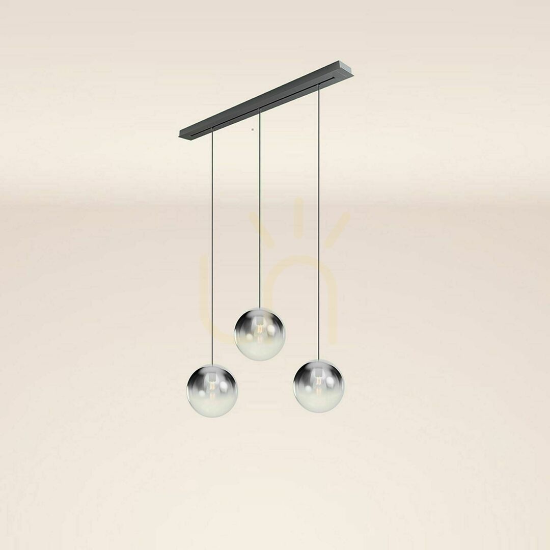 Kijelző Csillár s.luce Orb 3-lámpás Ø30 cm aranyüveg függeszték Csillár s.luce Orb 3-lámpás Ø30 cm aranyüveg függeszték
