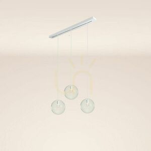 Csillár s.luce Orb 3 lámpás arany üveg Ø30 cm, függeszték small 11