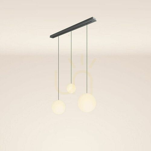 Jelölje be Csillár s.luce Orb 3-lámpás függőlámpa fehér üveg, Ø 20/30/40 cm