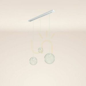 Csillár s.luce Orb 3 lámpás füstös üveg függőlámpa Ø20/30/40 cm small 13