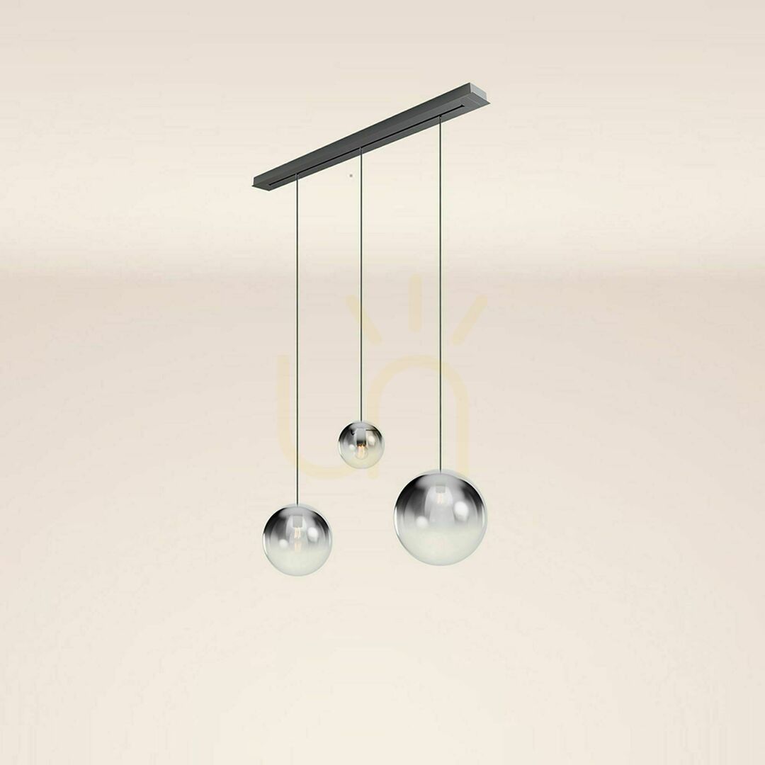 Kijelző Csillár s.luce Orb 3-lámpás függőlámpa aranysárga üveg, Ø 20/30/40 cm Csillár s.luce Orb 3-lámpás függőlámpa aranysárga üveg, Ø 20/30/40 cm