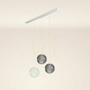 Csillár s.luce Orb 3 ágú füstös üveg fém E27 0 Csillár s.luce Orb 3 ágú füstös üveg fém E27 small 0