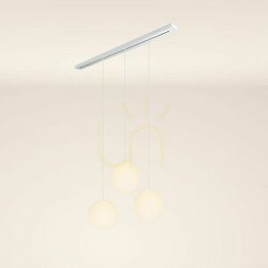 Csillár s.luce Orb 3 karú aranysárga üveg fém E27 40 cm small 12