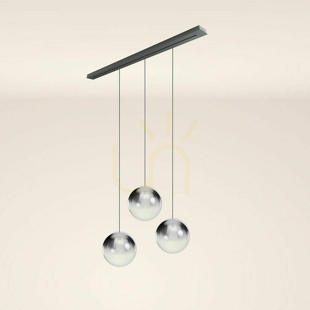 Kijelző Csillár s.luce Orb 3 lámpás aranysárga üveg-fém 40 cm, E27, dimmelhető Csillár s.luce Orb 3 lámpás aranysárga üveg-fém 40 cm, E27, dimmelhető