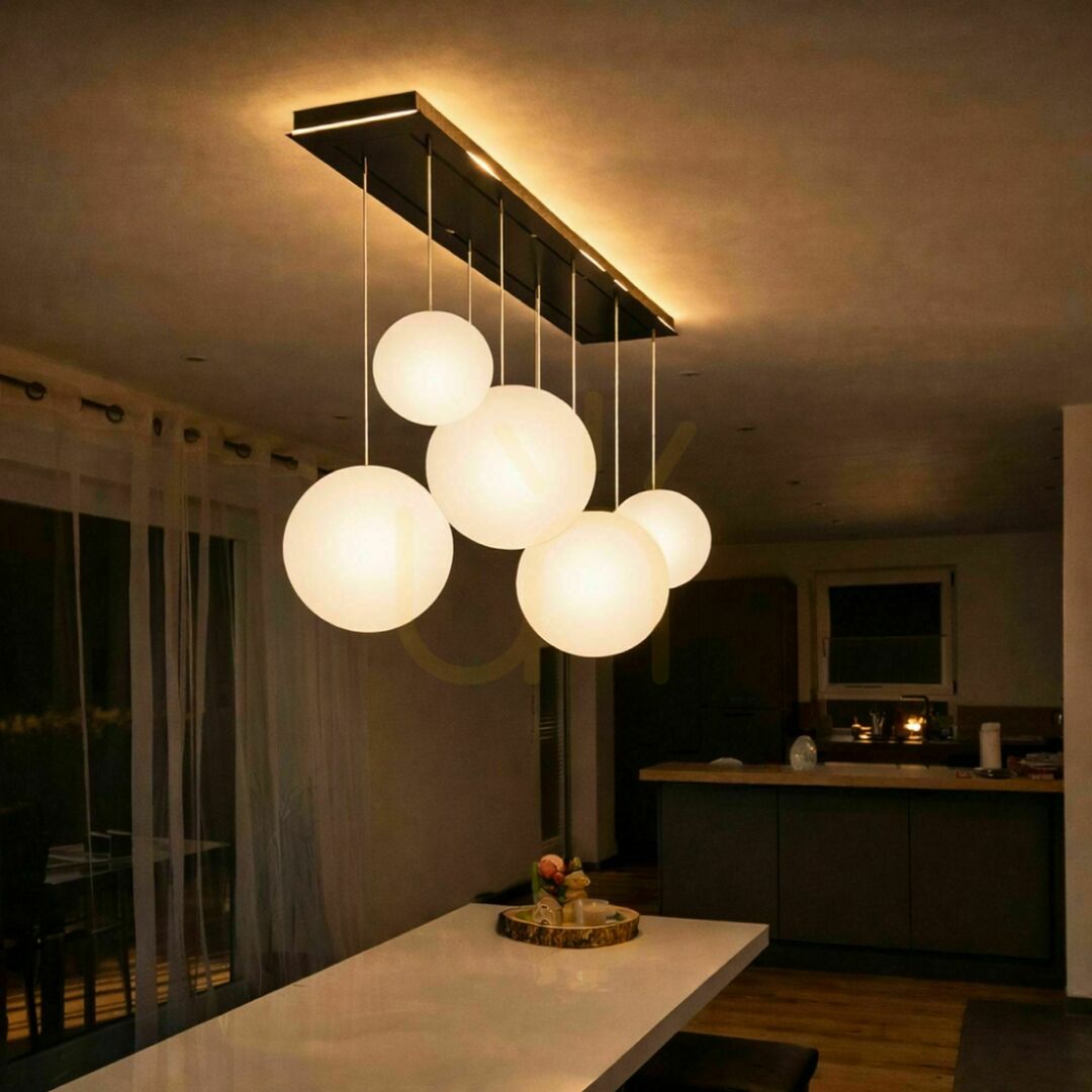 Jelölje be Csillár s.luce Orb 5-lámpás aranyüveg függőlámpa 160 cm-es étkezőasztalhoz Csillár s.luce Orb 5-lámpás aranyüveg függőlámpa 160 cm-es étkezőasztalhoz