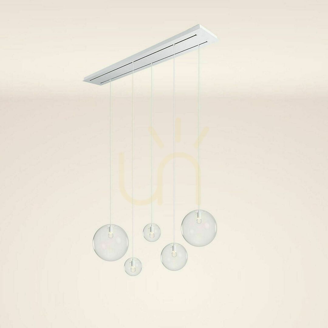 Kijelző s.luce Orb 5-ös függőlámpa réz üveg modern 160 cm s.luce Orb 5-ös függőlámpa réz üveg modern 160 cm