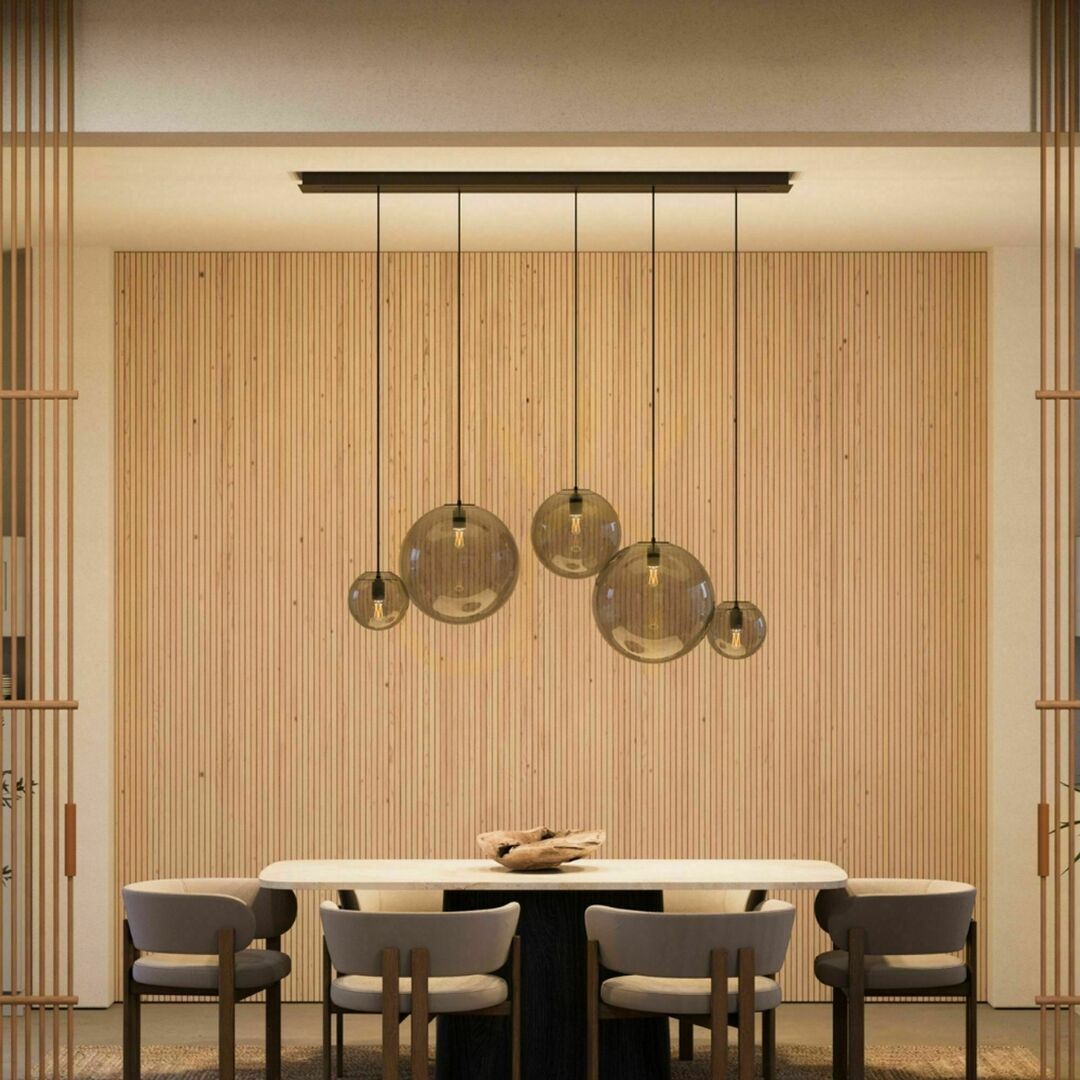 Jelölje be Csillár s.luce Orb 5 lámpás füstös üveg-fém, 2 soros, 160 cm Csillár s.luce Orb 5 lámpás füstös üveg-fém, 2 soros, 160 cm
