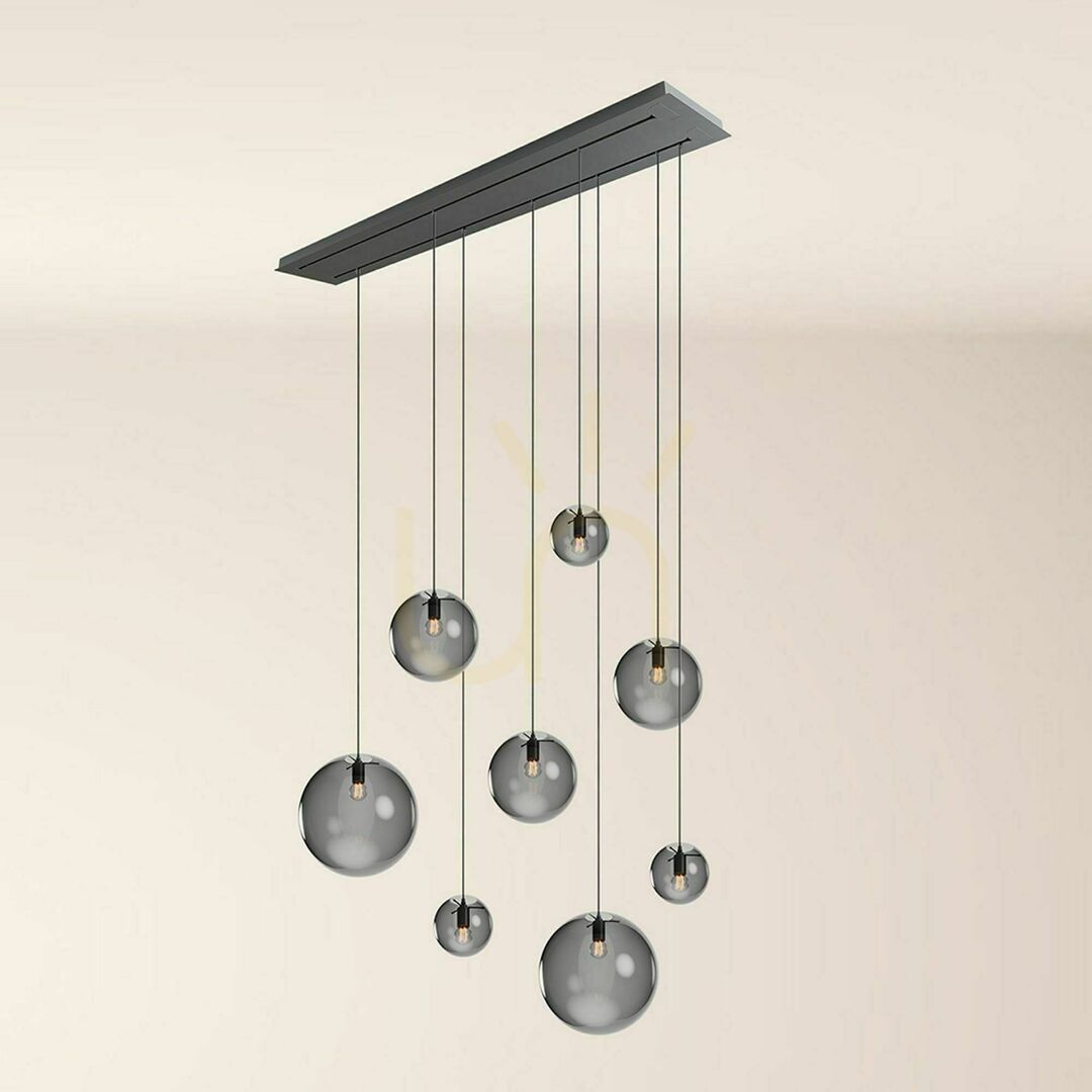 Előnézet Csillár s.luce Orb 8-ágú üveg-fém, 2 soros, 160 cm Csillár s.luce Orb 8-ágú üveg-fém, 2 soros, 160 cm