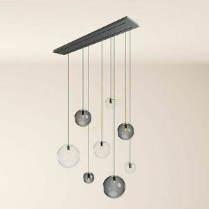 Csillár s.luce Orb 8 karos füstös üveg fekete 160 cm 2 soros 13 Csillár s.luce Orb 8 karos füstös üveg fekete 160 cm 2 soros small 13