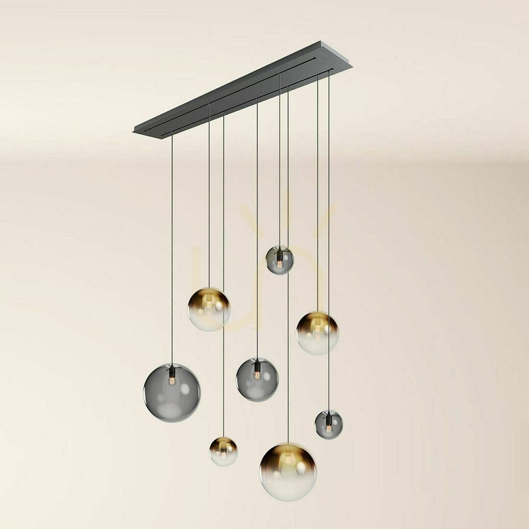 Előadás Csillár s.luce Orb 8 karos üveg aranysárga E27 minimalista modern Csillár s.luce Orb 8 karos üveg aranysárga E27 minimalista modern
