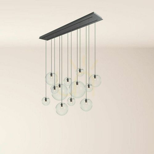 Jelölje be Csillár s.luce Orb 12 izzós, 2 soros, 160 cm, üveg-fém, E27, dimmelhető