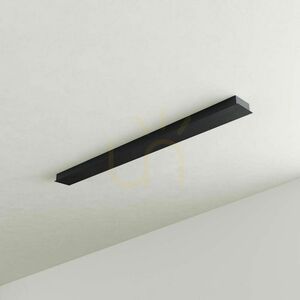 Mennyezeti gerenda s.luce Modular téglalap alakú fehér fém 160 cm ohne furatok small 1
