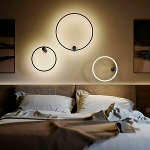 Mennyezeti lámpa s.luce Ring Air LED fekete 60 cm dimmelhető small 2