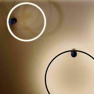Mennyezeti lámpa s.luce Ring Air LED fekete 60 cm dimmelhető small 6