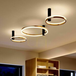 Mennyezeti lámpa s.luce Ring Air LED fekete 60 cm dimmelhető small 0