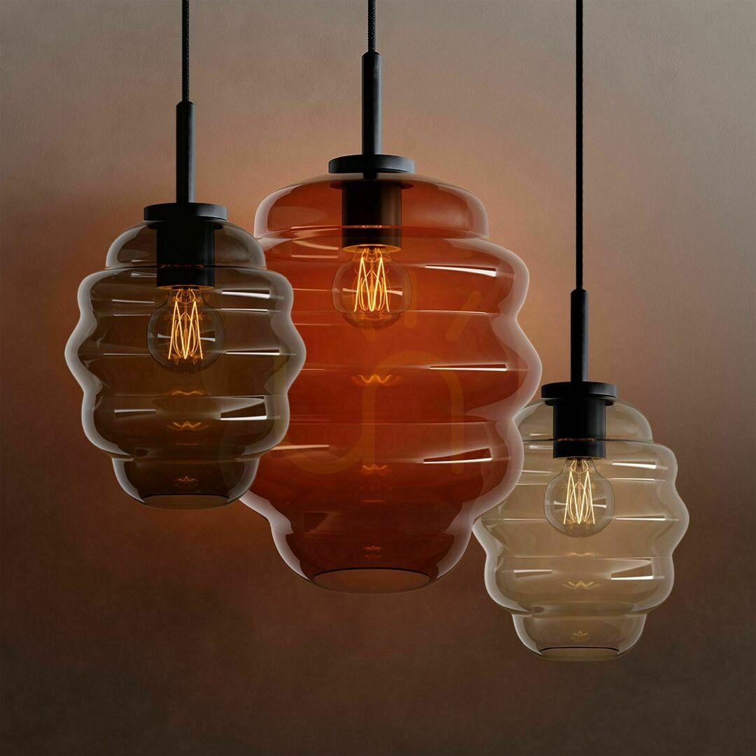 Kilátás Csillár s.luce Echos füstös üveg-fém E27 25 cm LED kompatibilis, állítható, modern Csillár s.luce Echos füstös üveg-fém E27 25 cm LED kompatibilis, állítható, modern