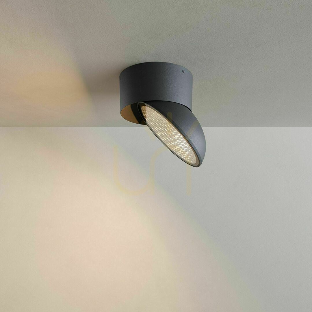 Előnézet Kültéri mennyezeti lámpa s.luce Santa Out LED IP65 antracit 13 cm blanc? Kültéri mennyezeti lámpa s.luce Santa Out LED IP65 antracit 13 cm blanc?