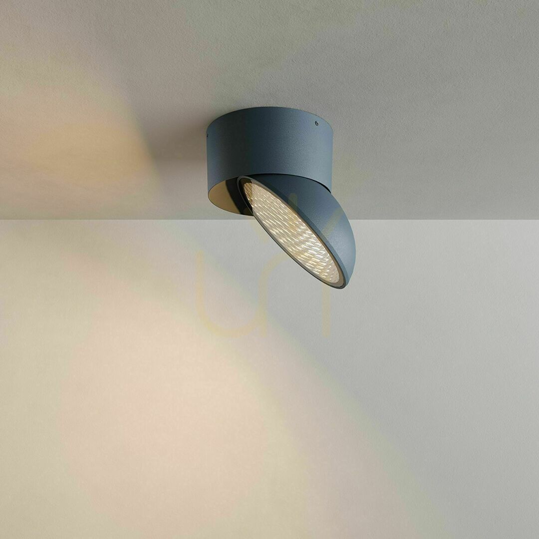 Jelölje be Kültéri mennyezeti lámpa s.luce Santa LED fehér IP65 13 cm forgatható Kültéri mennyezeti lámpa s.luce Santa LED fehér IP65 13 cm forgatható