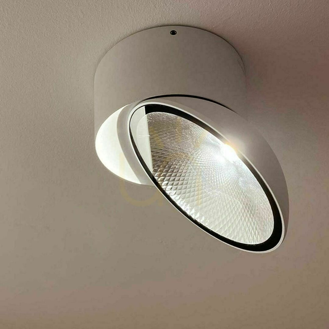 Kilátás Kültéri mennyezeti lámpa s.luce Santa LED fehér IP65 13 cm forgatható Kültéri mennyezeti lámpa s.luce Santa LED fehér IP65 13 cm forgatható