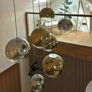 Csillár s.luce Orb üveggömb réz 20 cm E27 dimmelhető moderne small 13