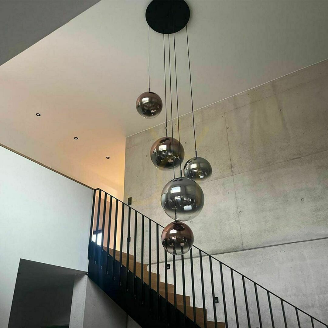 Előnézet Csillár s.luce Orb üveggömb aranysárga Ø30 cm E27 dimmelhető élű́gőzött minimalista Csillár s.luce Orb üveggömb aranysárga Ø30 cm E27 dimmelhető élű́gőzött minimalista