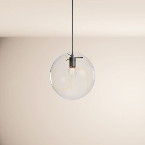 Jelölje be Csillár s.luce Orb üveggömb átlátszó 30 cm E27 modern függesztett lámpa