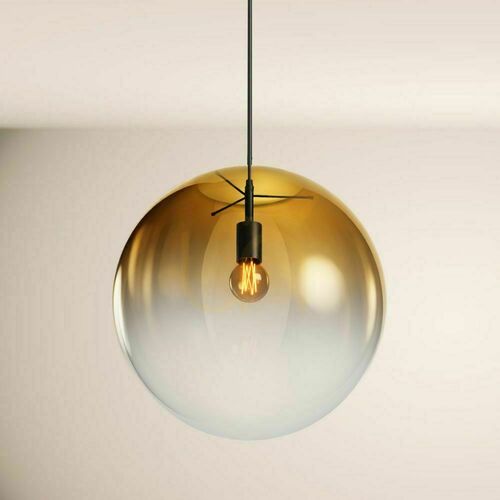 Jelölje be Csillár s.luce Orb üveggömb aranysárga 50 cm E27 dimmelhető