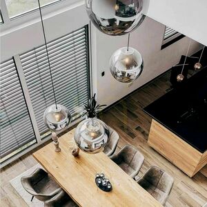 Függőlámpa s.luce Orb üveggömb aranysárga 30 cm E27 modern 2 Függőlámpa s.luce Orb üveggömb aranysárga 30 cm E27 modern small 2