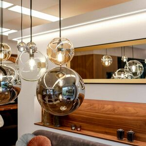 Függőlámpa s.luce Orb üveggömb barna, 30 cm, E27, dimmelhető 5 Függőlámpa s.luce Orb üveggömb barna, 30 cm, E27, dimmelhető small 5