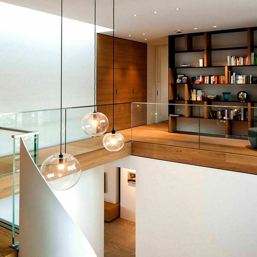 Előnézet Csillár s.luce Orb üveggömb függesztett lámpa, átlátszó, 50 cm Csillár s.luce Orb üveggömb függesztett lámpa, átlátszó, 50 cm